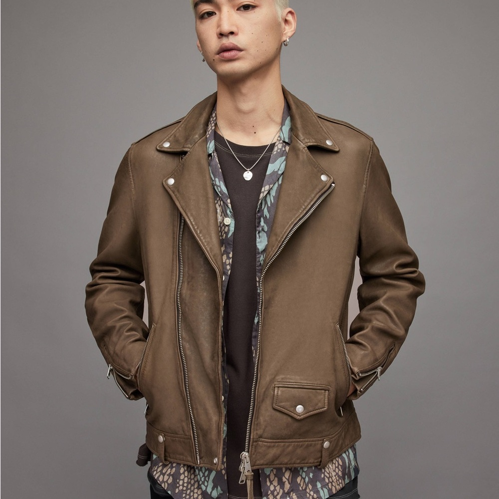 AllSaints Men’s Milo Jacket Brown S